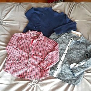 3 boys #6 buttom shirt and sweater